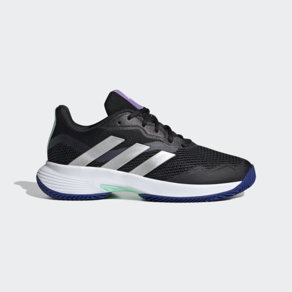 Chaussures De Tennis Adidas Courtjam Control Argile Noires