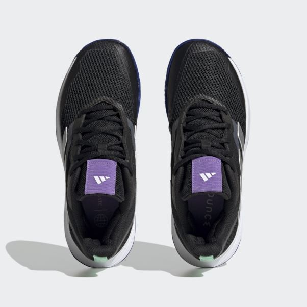 Chaussures De Tennis Adidas Courtjam Control Argile Noires