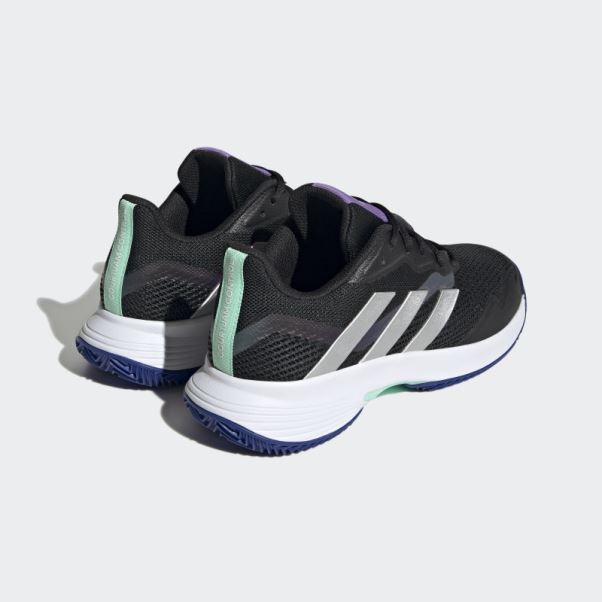 Chaussures De Tennis Adidas Courtjam Control Argile Noires