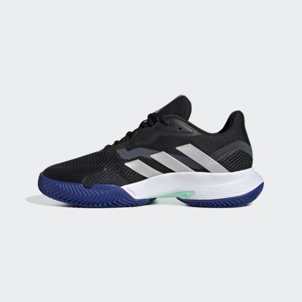 Chaussures De Tennis Adidas Courtjam Control Argile Noires