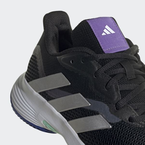Chaussures De Tennis Adidas Courtjam Control Argile Noires