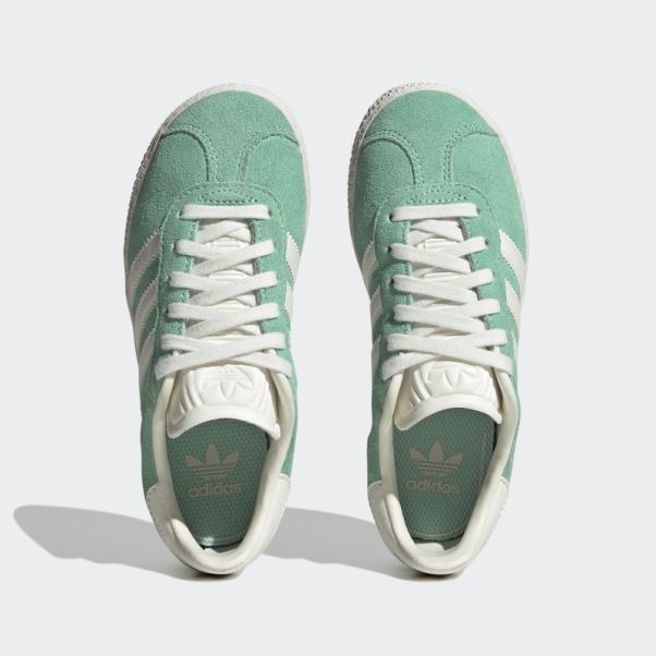 Chaussures Adidas Gazelle Vert/blanc/noir