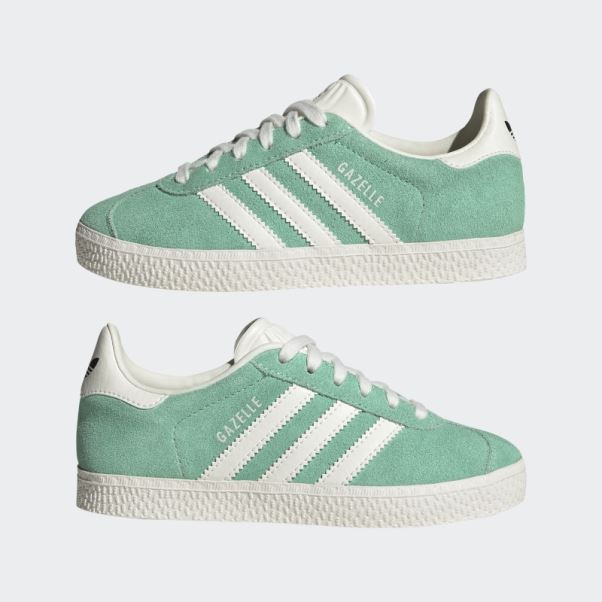 Chaussures Adidas Gazelle Vert/blanc/noir