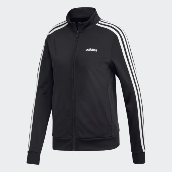 Veste De Survêtement En Tricot Adidas Essentials Noir