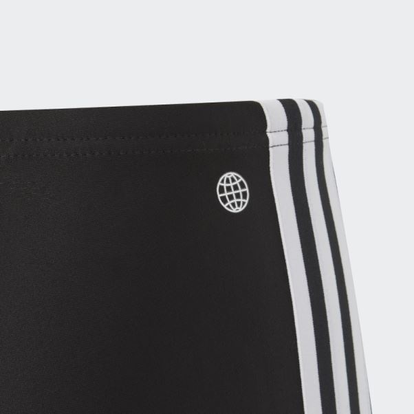 Adidas Maillot De Bain Classique Noir à 3 Bandes
