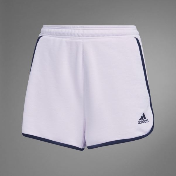 Short Taille Haute En Molleton Rose Adidas