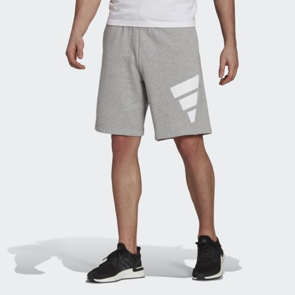 Short Graphique à Logo Future Icons Gris Moyen Adidas