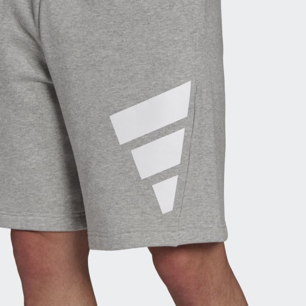 Short Graphique à Logo Future Icons Gris Moyen Adidas