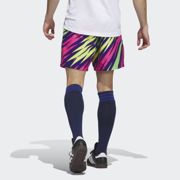 Short De Gardien De But Adidas College Violet Mexico Icon