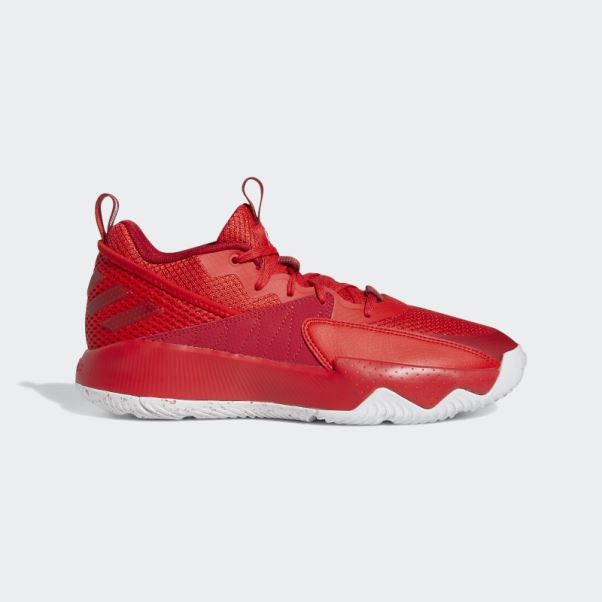 Chaussures De Basket Certifiées Dame Rouge Adidas