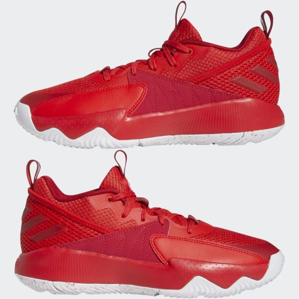 Chaussures De Basket Certifiées Dame Rouge Adidas