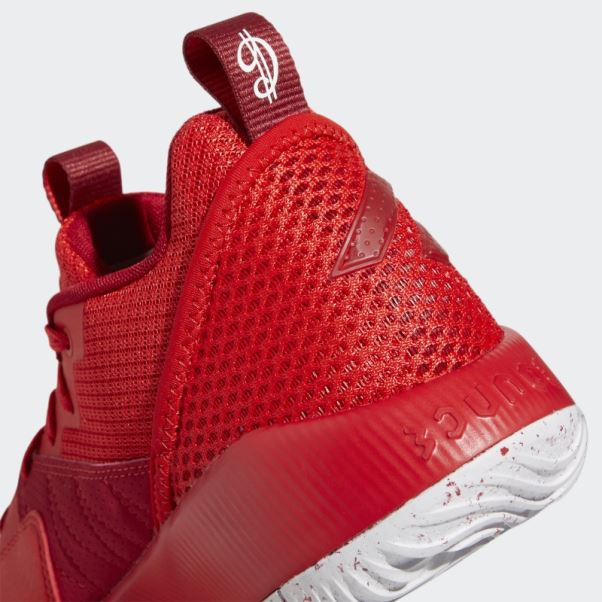 Chaussures De Basket Certifiées Dame Rouge Adidas