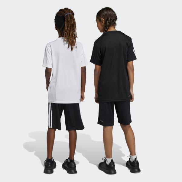 Short Train Essentials Aeroready 3 Bandes Regular Fit Noir Adidas