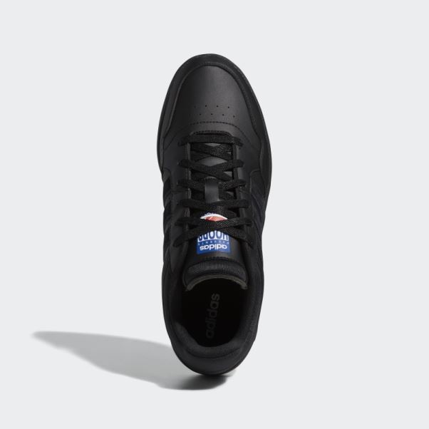 Hoops 3.0 Low Classique Vintage Chaussures Adidas Noir