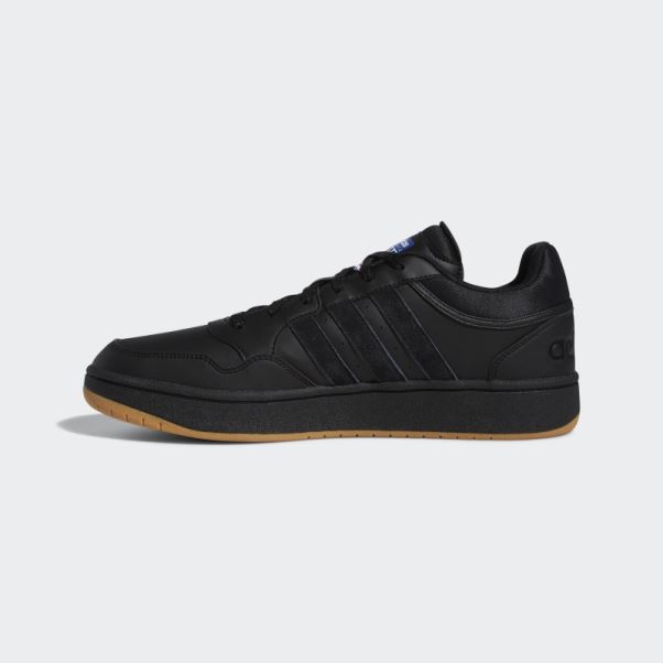 Hoops 3.0 Low Classique Vintage Chaussures Adidas Noir