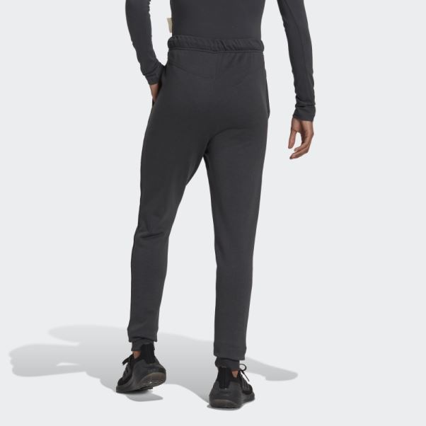 Pantalon Adidas Studio Lounge Taille Haute Carbone