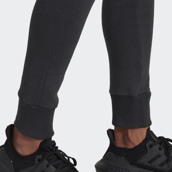 Pantalon Adidas Studio Lounge Taille Haute Carbone
