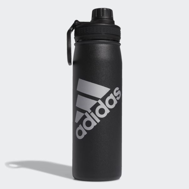 Bidon En Acier Adidas 600 Ml Noir