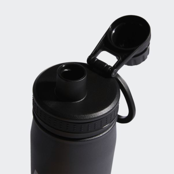 Bidon En Acier Adidas 600 Ml Noir