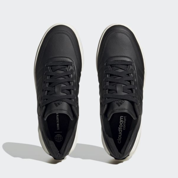 Adidas Court Revival Cloudfoam Modern Lifestyle Court Chaussures De Confort Noir