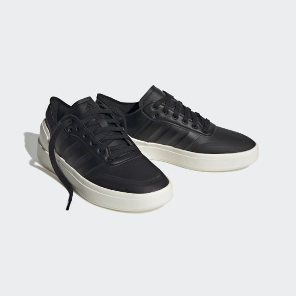 Adidas Court Revival Cloudfoam Modern Lifestyle Court Chaussures De Confort Noir