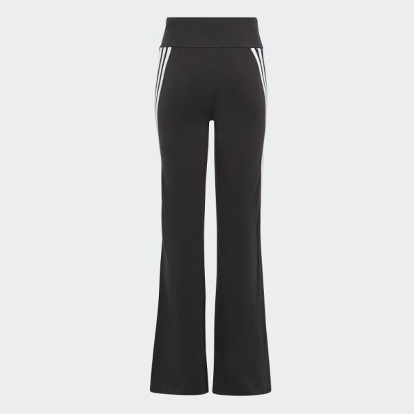Legging évasé En Coton à 3 Bandes Adidas Future Icons Noir