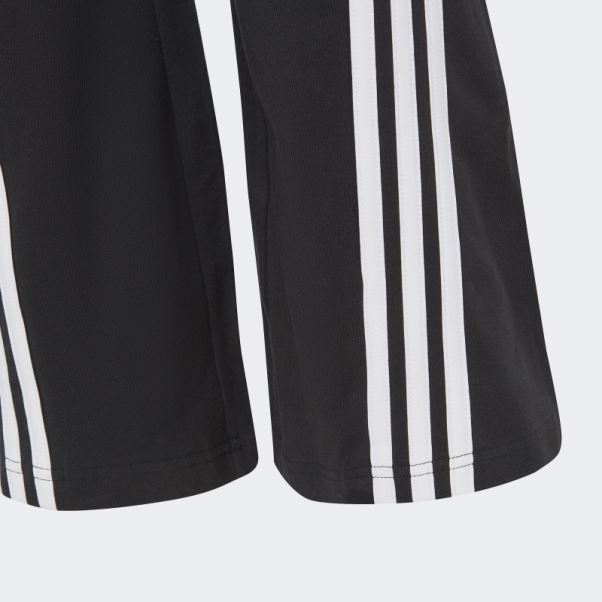Legging évasé En Coton à 3 Bandes Adidas Future Icons Noir