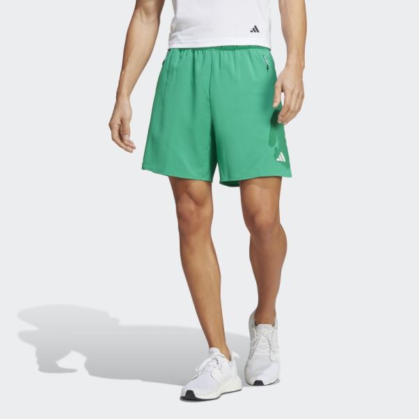 Short D'entraînement à 3 Bandes Vert Court Train Icons Adidas
