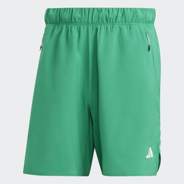 Short D'entraînement à 3 Bandes Vert Court Train Icons Adidas