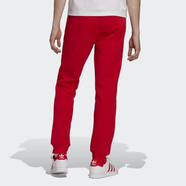 Pantalon Trèfle Adidas Adicolor Essentials Rouge