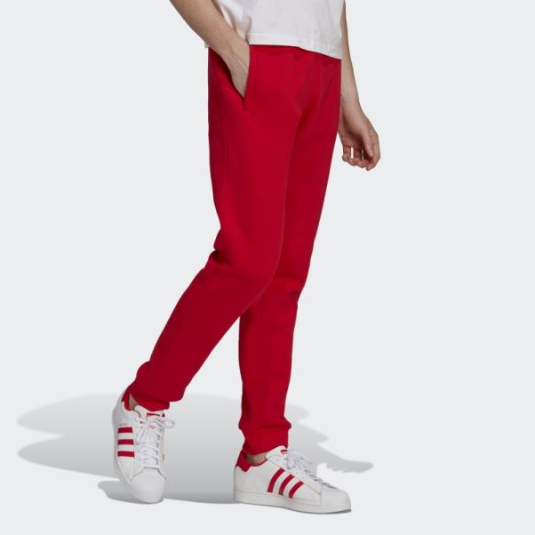 Pantalon Trèfle Adidas Adicolor Essentials Rouge
