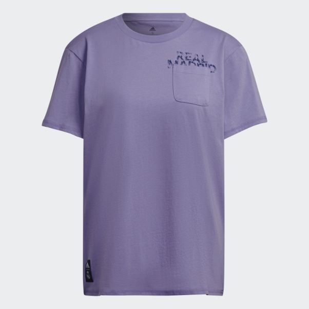 Tee Shirt Real Madrid Adidas Lilas