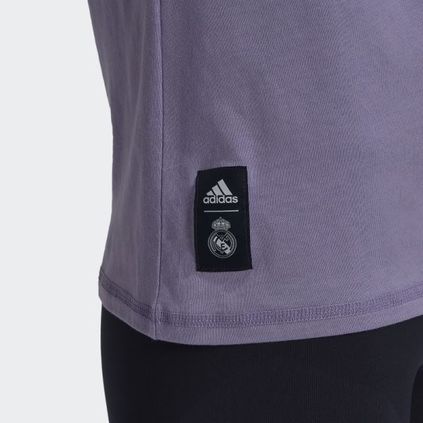 Tee Shirt Real Madrid Adidas Lilas