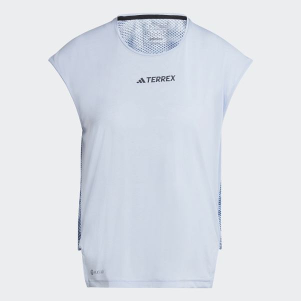 Terrex Agravic Pro Trail Running Top Adidas Bleu Aube