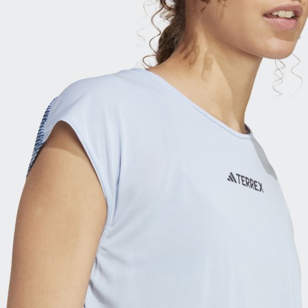 Terrex Agravic Pro Trail Running Top Adidas Bleu Aube