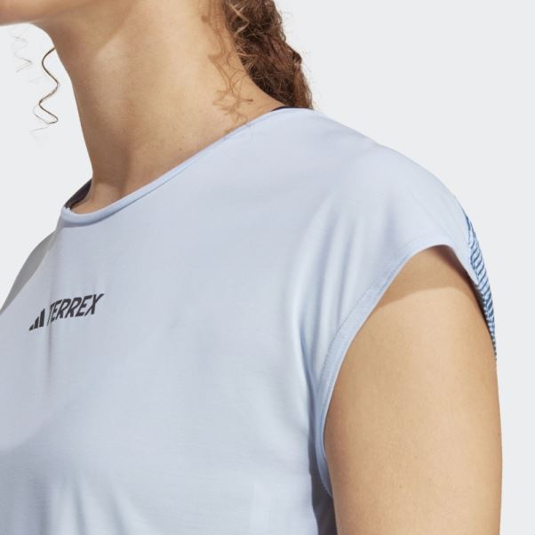 Terrex Agravic Pro Trail Running Top Adidas Bleu Aube