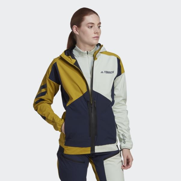 Veste De Ski De Randonnée Adidas Terrex Skyclimb Gore Soft Shell Olive