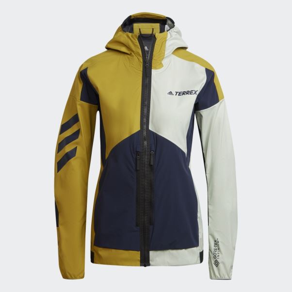 Veste De Ski De Randonnée Adidas Terrex Skyclimb Gore Soft Shell Olive