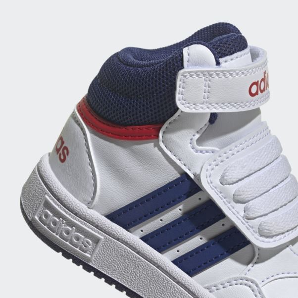 Adidas Hoops Mid Chaussures écarlate