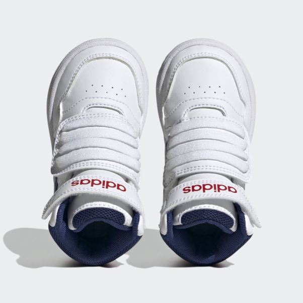 Chaussures Adidas Hoops Mi écarlates