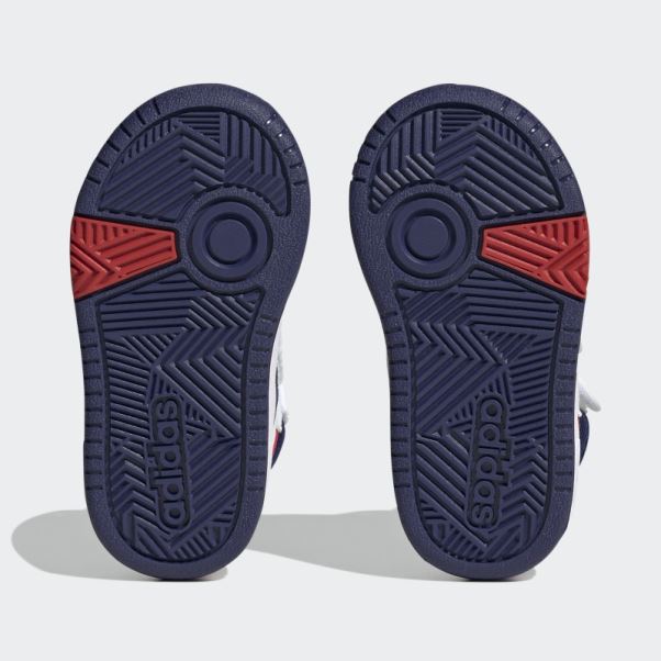 Chaussures Adidas Hoops Mi écarlates