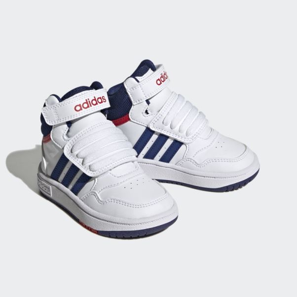 Chaussures Adidas Hoops Mi écarlates