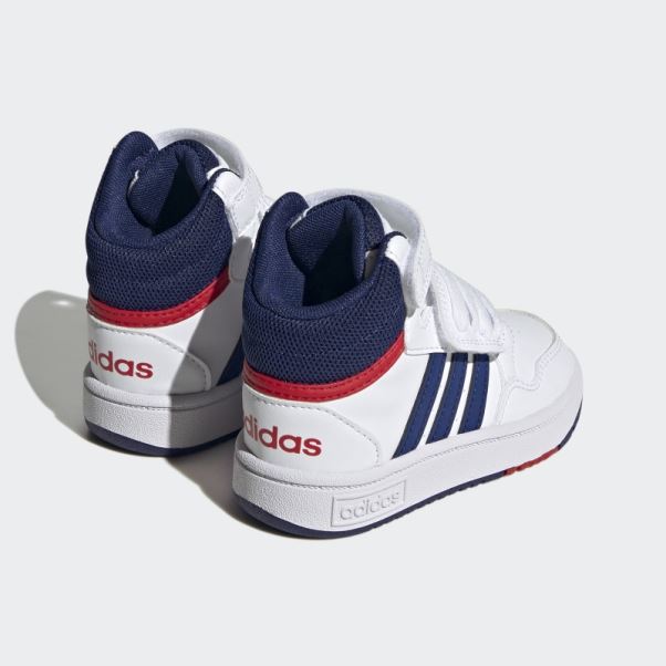 Chaussures Adidas Hoops Mi écarlates