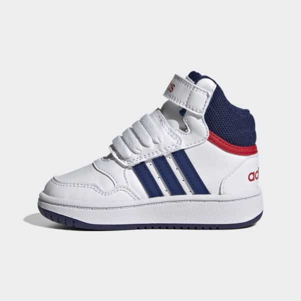 Chaussures Adidas Hoops Mi écarlates