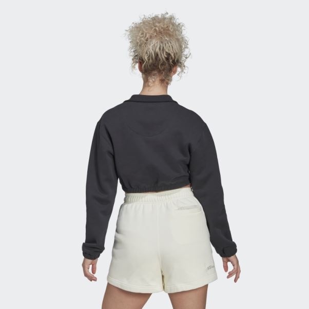Adidas Sweat Court Demi-zip Blanc Fashion
