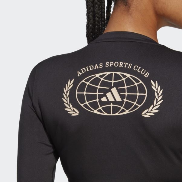 Top Court Adidas Sports Club Noir