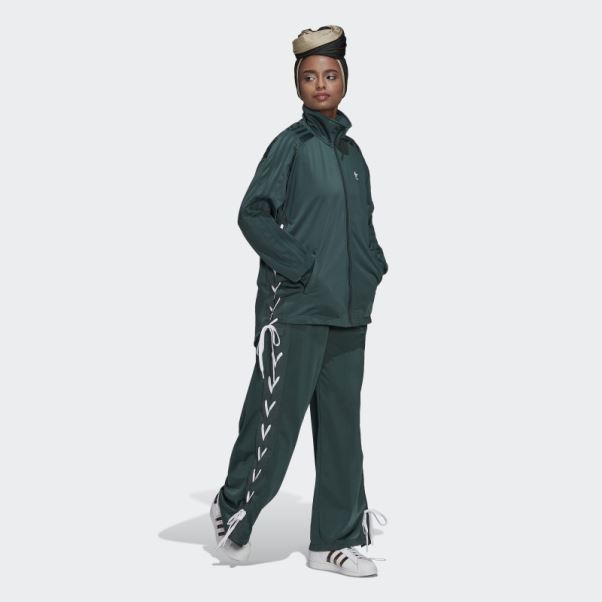 Adidas Veste De Survêtement à Lacets Always Original Vert Minéral