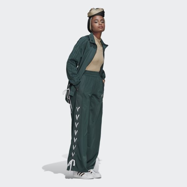 Adidas Veste De Survêtement à Lacets Always Original Vert Minéral