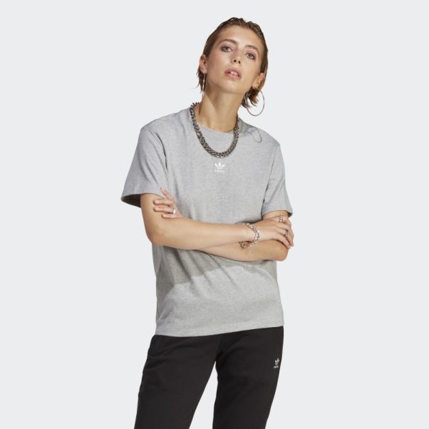 Adicolor Essentials T-shirt Regular Adidas Gris Moyen