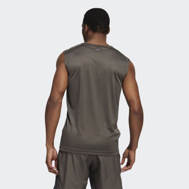 Débardeur Adidas World Wide Hoops Gris (non Genré)
